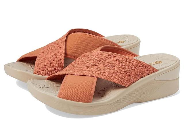 BZees Crisscross Wedge Sandal Product Image