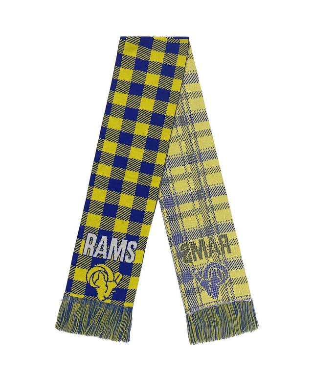 Womens Foco Los Angeles Rams Plaid Color Block Scarf Product Image