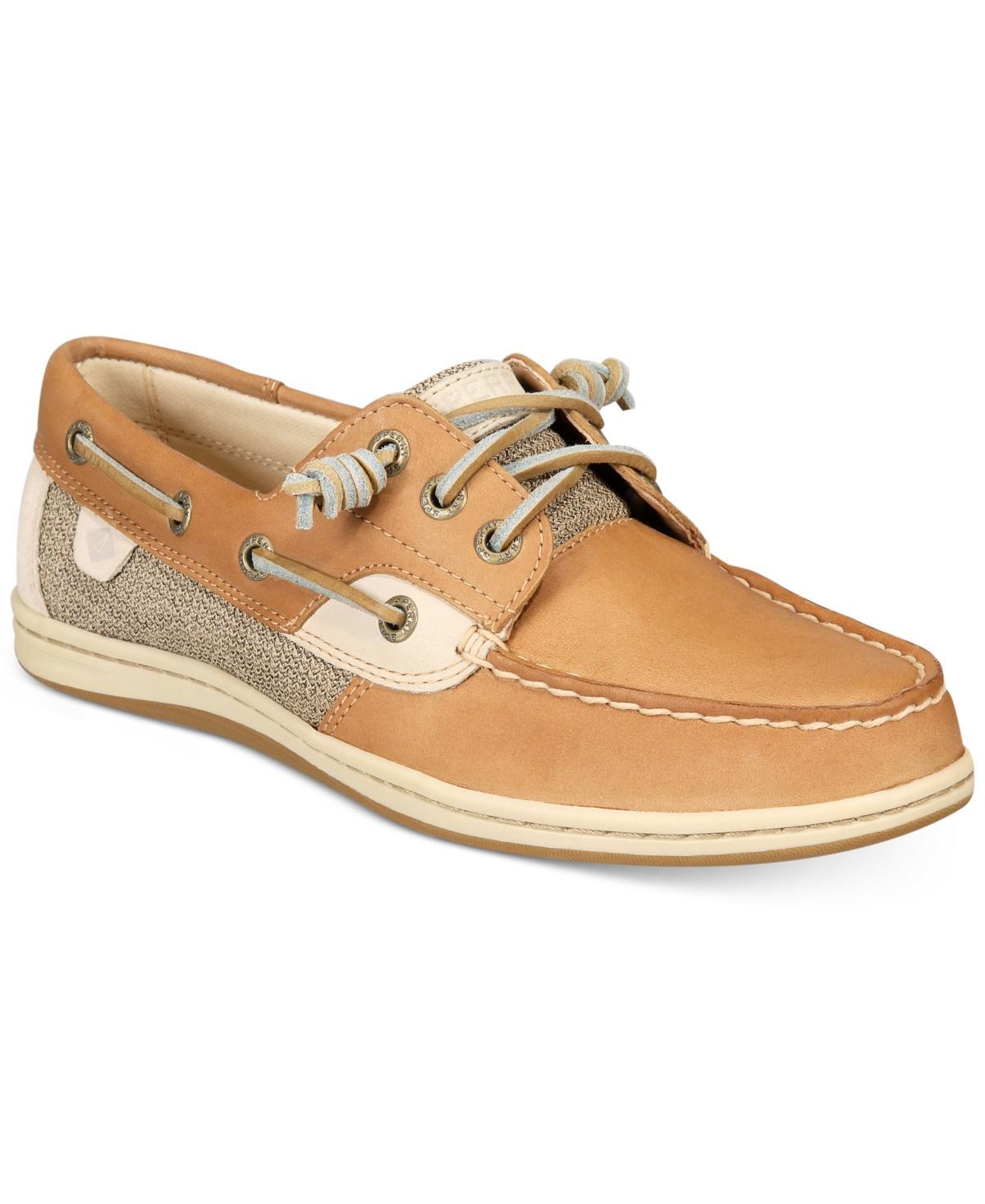 Sperry Songfish Core (Linen/Oat) Women's Lace up casual Shoes Product Image