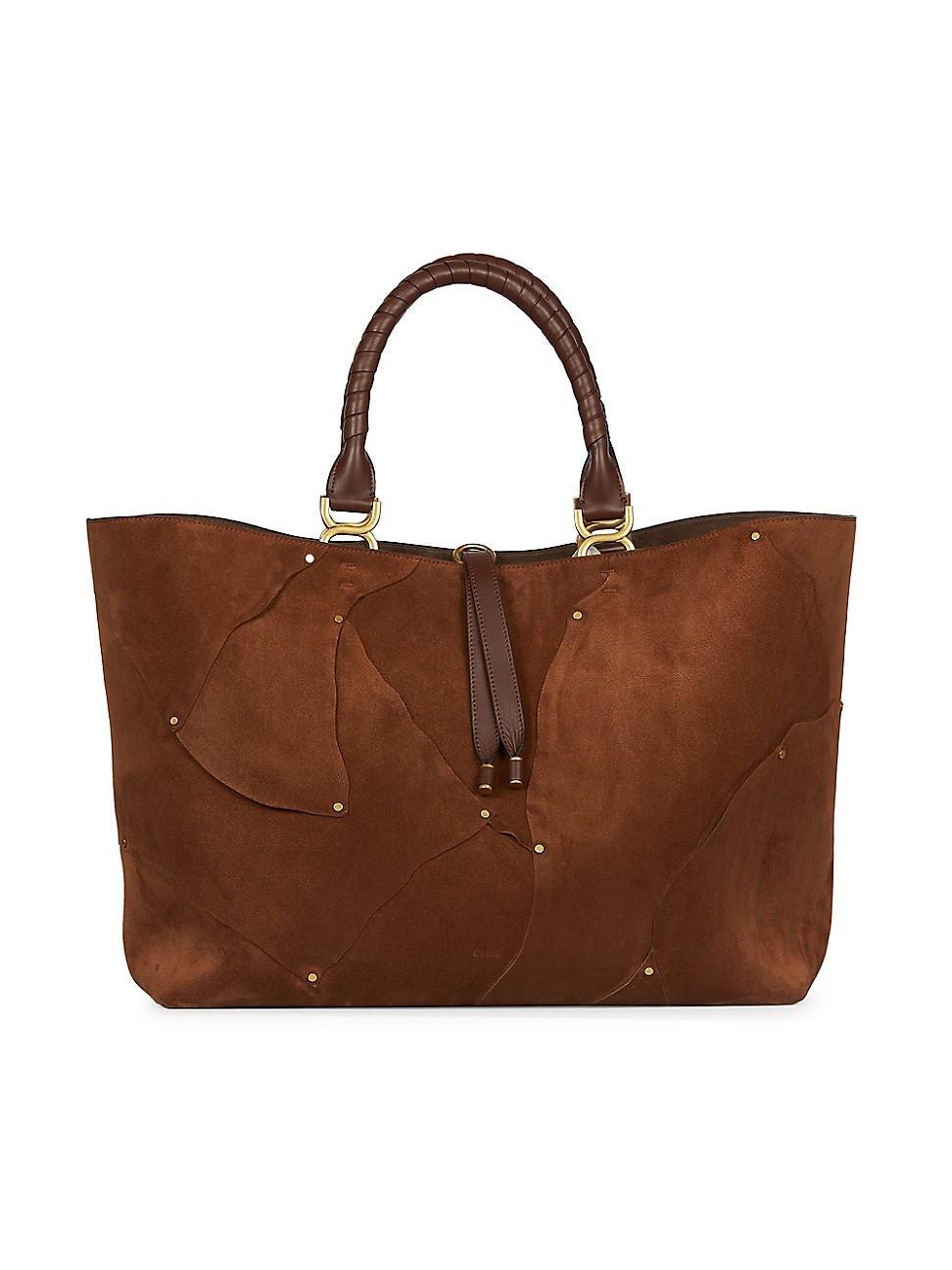 Womens Marcie Suede & Leather Tote Product Image