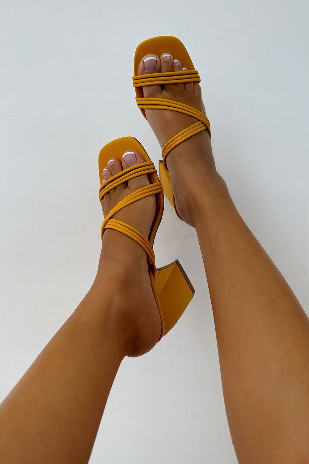 Zenyth Heels - Yellow Product Image