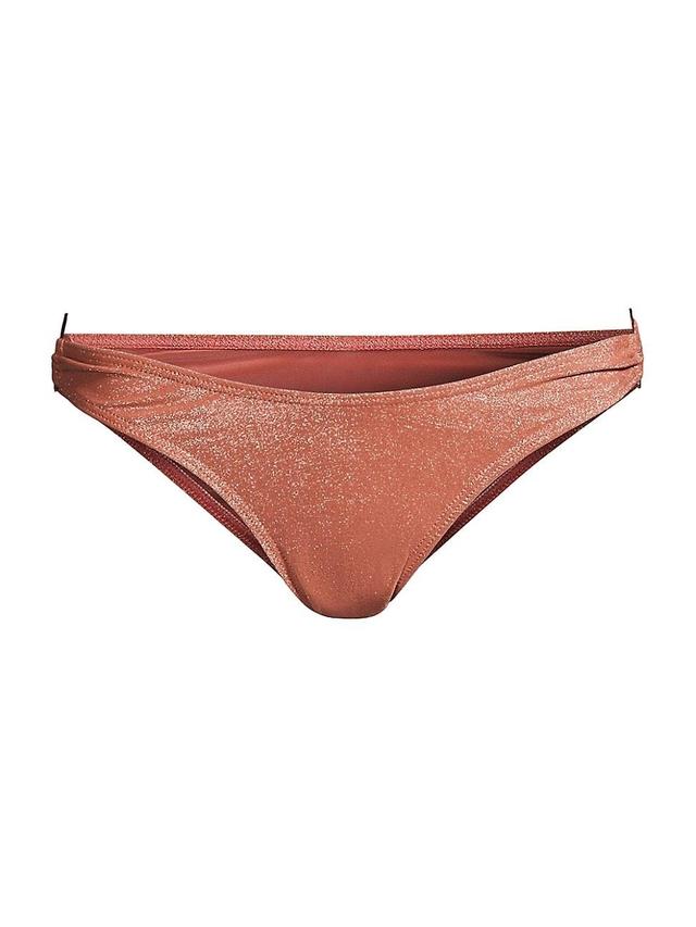 Womens Amber Ring Glitter Bikini Bottom Product Image