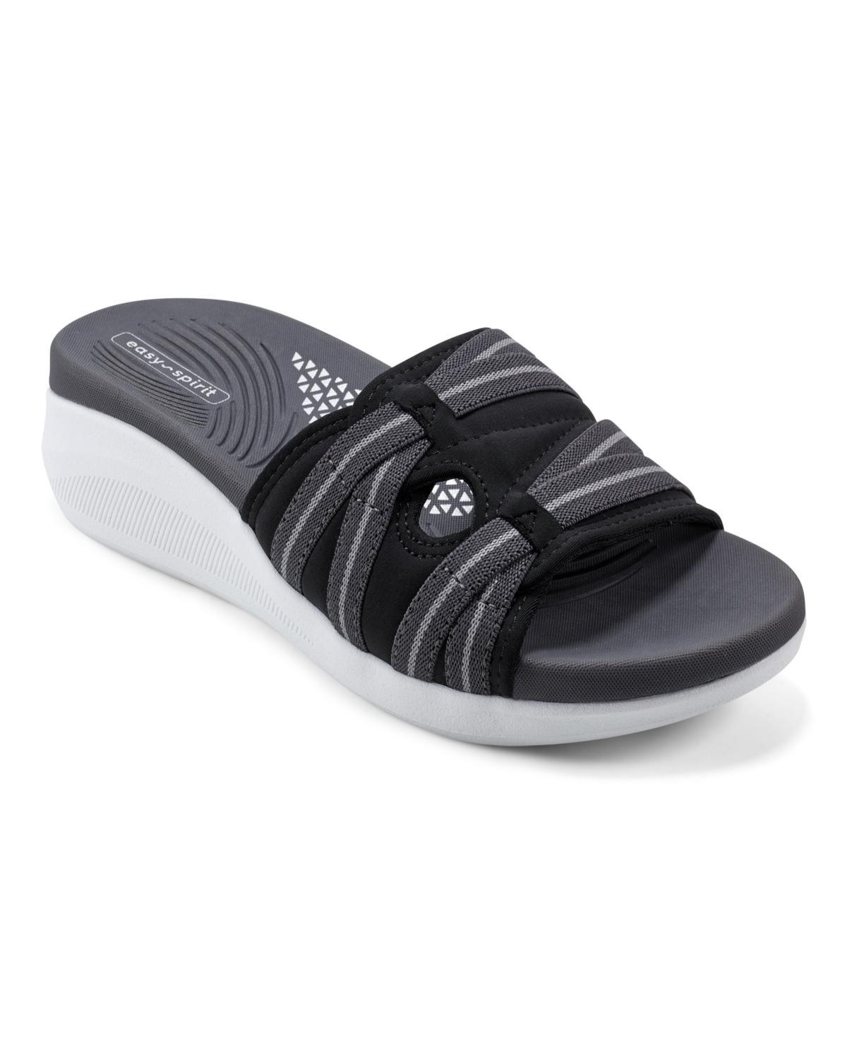 Easy Spirit Womens Wisher Round Toe Slip-On Casual Sandals Product Image