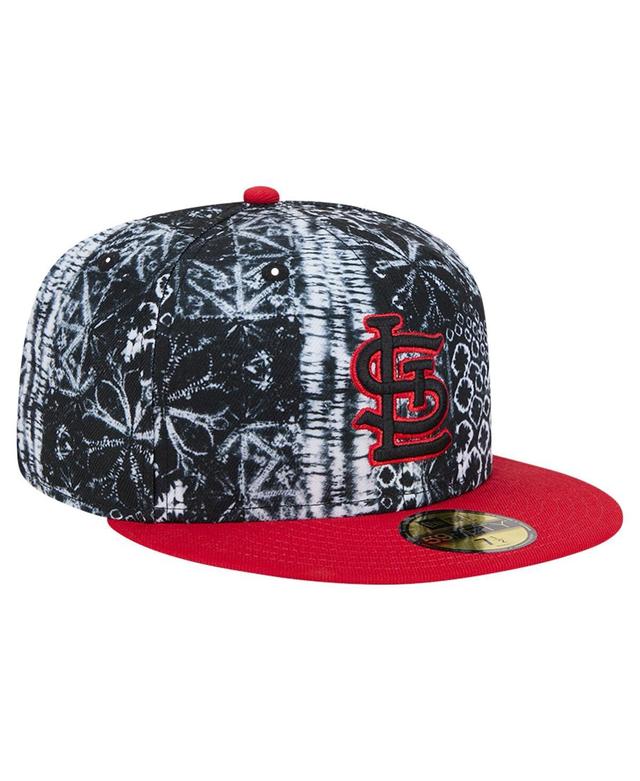 New Era Mens Black St. Louis Cardinals Sands 59FIFTY Fitted Hat Product Image