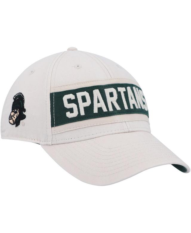 Mens 47 Cream Michigan State Spartans Crossroad MVP Adjustable Hat Product Image