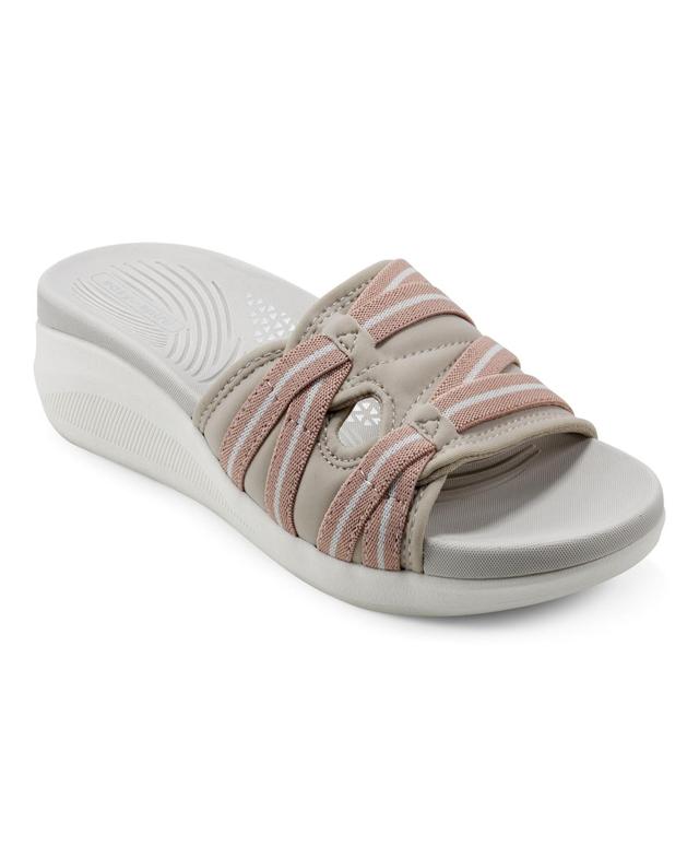 Easy Spirit Womens Wisher Round Toe Slip-On Casual Sandals Product Image