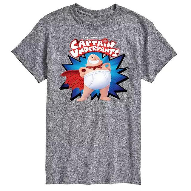 Mens Captain Underpants Logo Graphic Tee Product Image