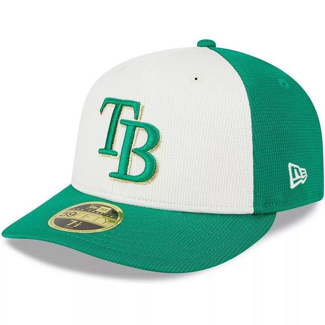 Mens New Era /Green Tampa Bay Rays 2024 St. Patricks Day Low Profile 59FIFTY Fitted Hat Product Image