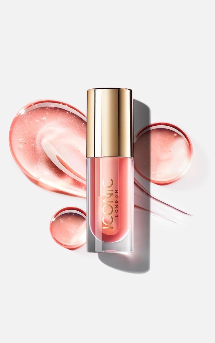 Iconic London Lustre Lip Oil She's A Peach Product Image