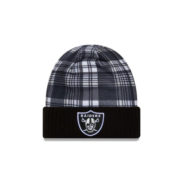 Las Vegas Raiders 2024 Cold Weather Statement Knit Beanie Male Product Image