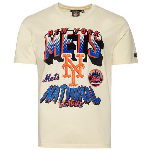 Pro Standard Mens Pro Standard Mets Short Sleeve T-Shirt - Mens Beige/Multi Product Image