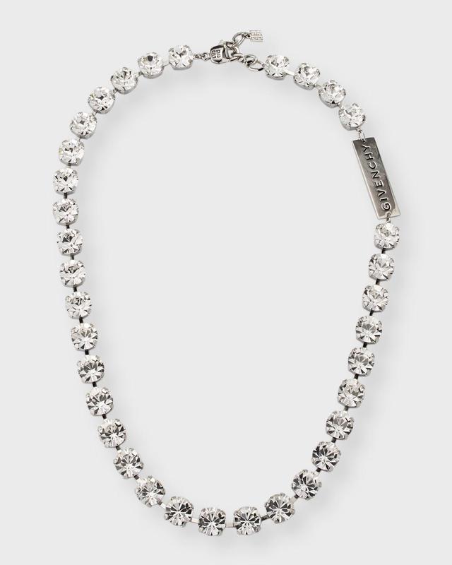 Mens 4G Crystal Short Necklace Product Image