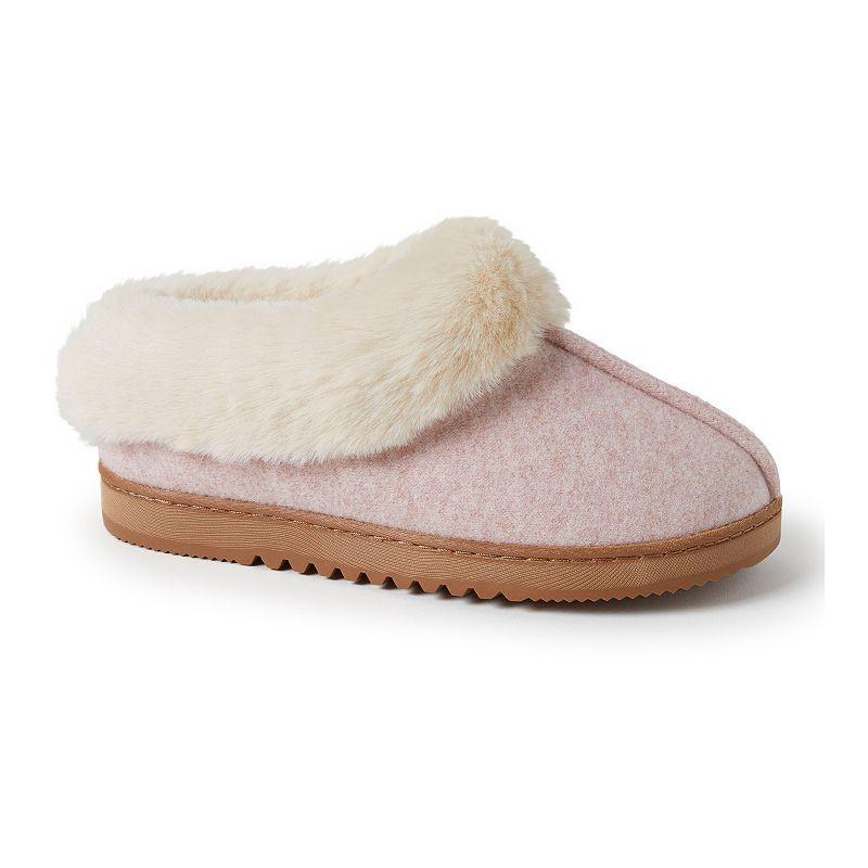 Dearfoams Chloe Soft Knit Womens Clog Slippers Light Grey Product Image