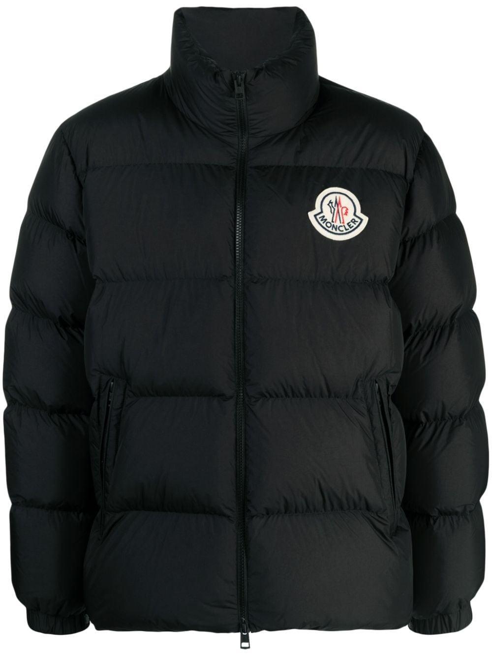 Citalia Logo-patch Padded Jacket In Black Product Image