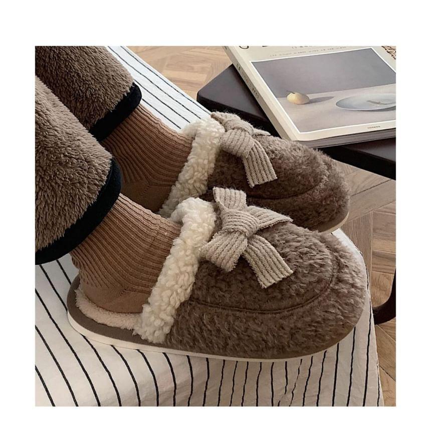 Couple Matching Fleece Home Slippers Product Image