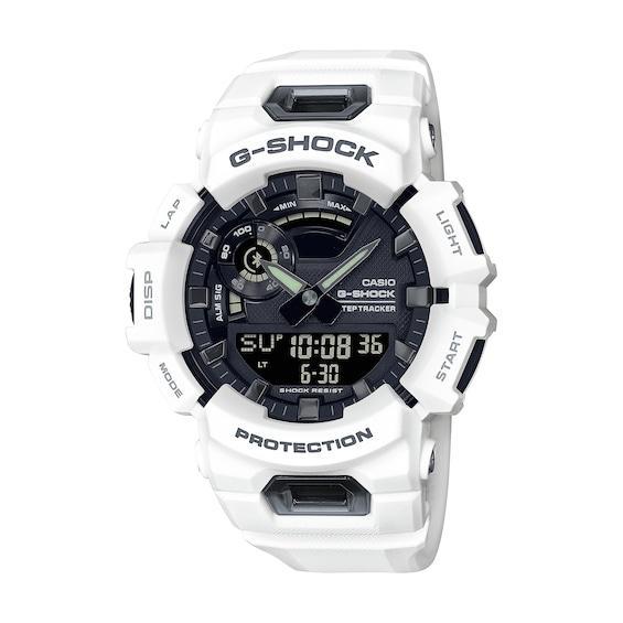 Men's Casio G-Shock Power Trainer Two-Tone Resin Strap Watch with Black Dial (Model: Gba900-7A) Product Image