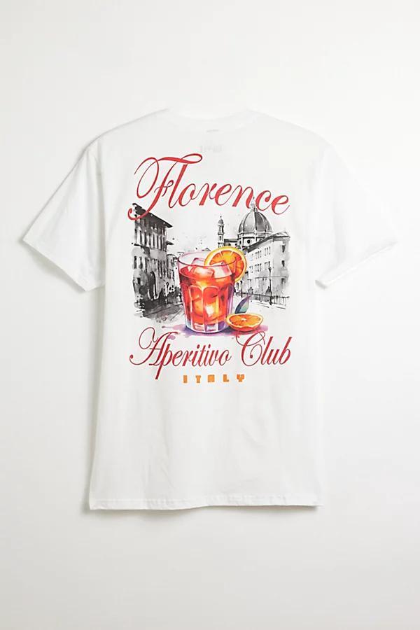 Florence Aperitivo Club Graphic Tee Mens at Urban Outfitters Product Image