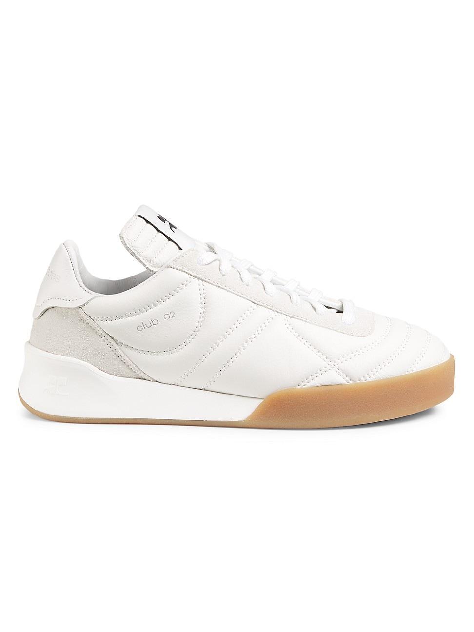 Womens Club 02 Leather Low-Top Sneakers Product Image