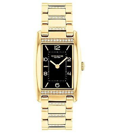 COACH Womens Reese Quartz Analog Gold Tone Stainless Steel Bracelet Watch Product Image