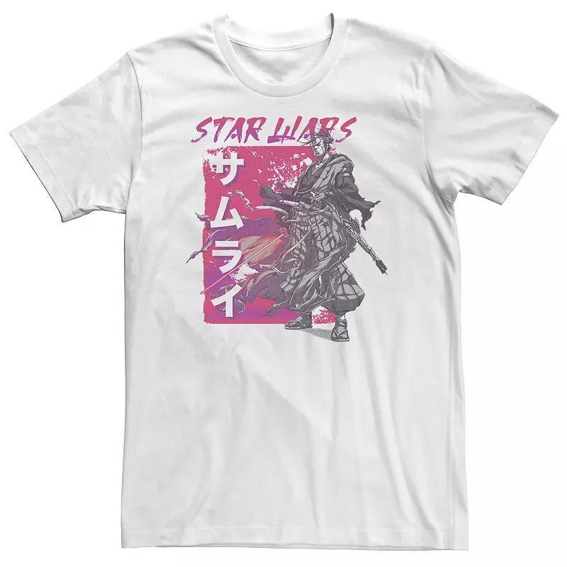 Big & Tall Star Wars: Visions Samurai Grunge Logo Tee, Mens Product Image