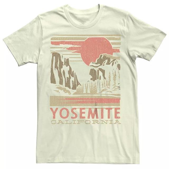 Mens Yosemite California Forest Landscape Box Graphic Tee Product Image