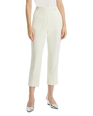 Theory Admiral High Waist Slim Fit Crop Pants Product Image