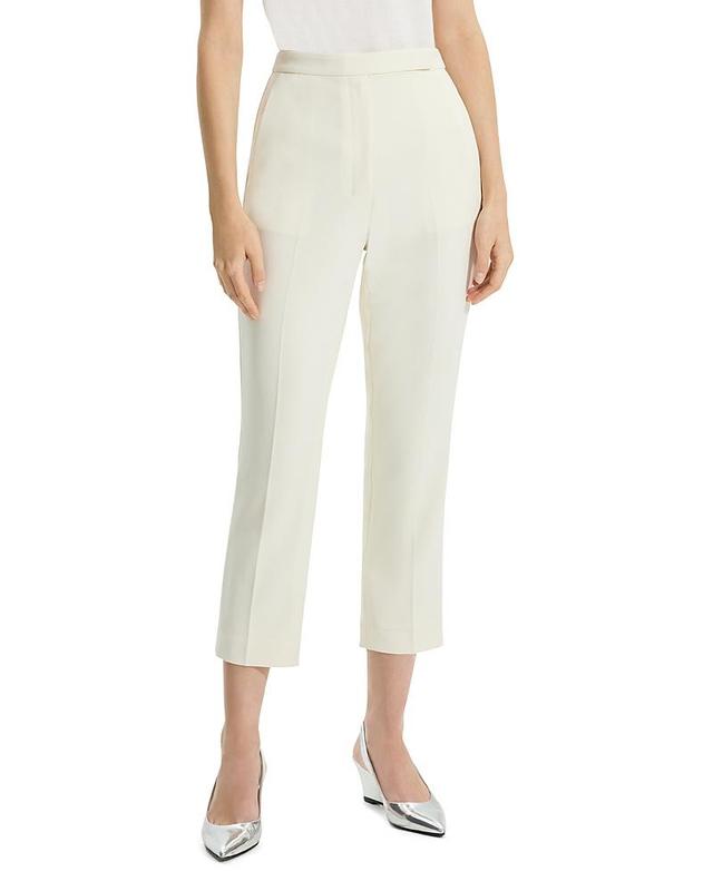 Womens Slim High-Rise Crop Pants Product Image