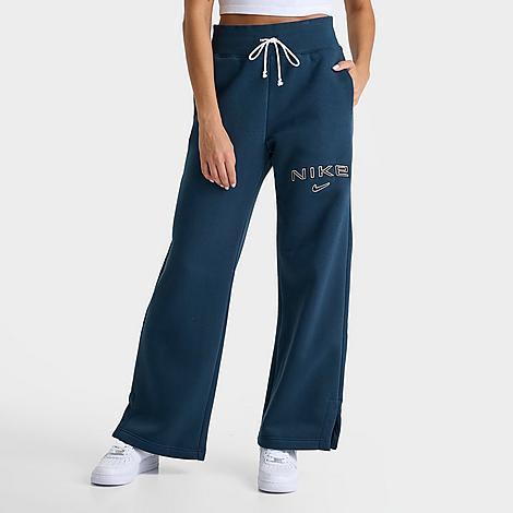 Womens Nike Sportswear Phoenix Fleece High-Waisted Wide-Leg Logo Pants product image