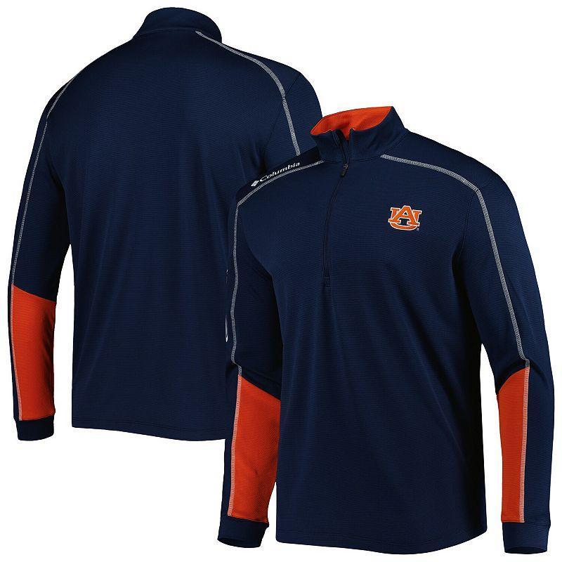 Mens Columbia Auburn Tigers Shotgun 2.0 Omni-Wick Quarter-Zip Jacket Blue Product Image