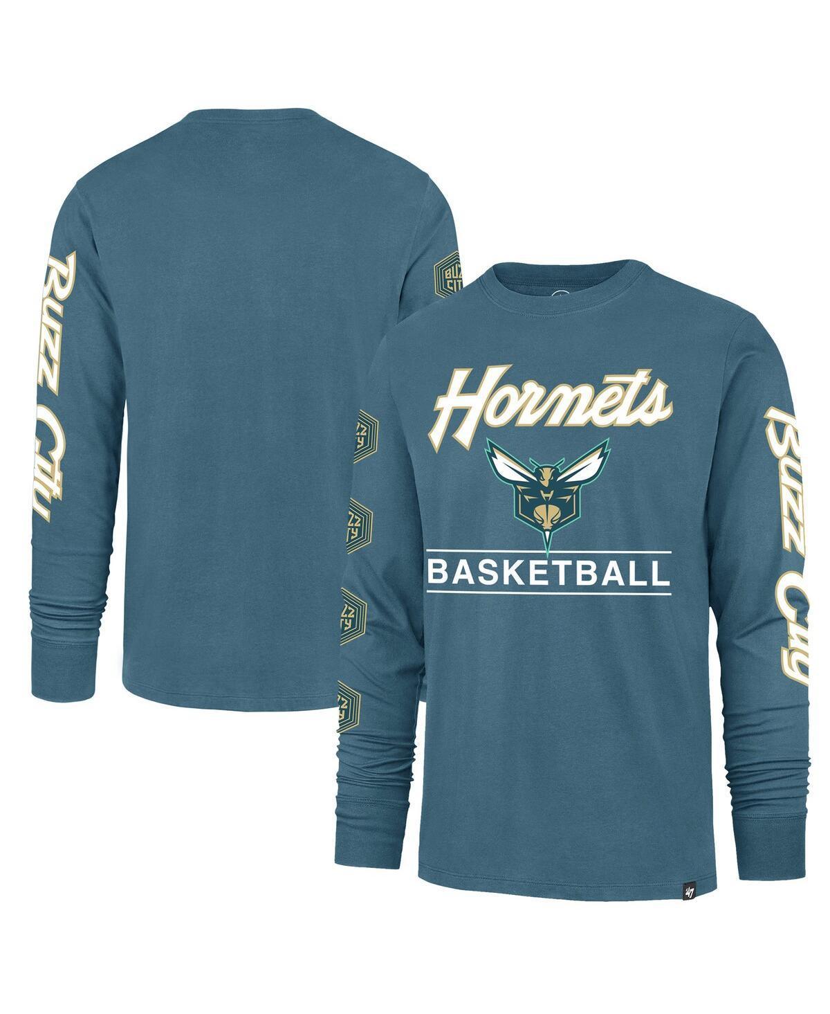 Mens 47 Teal Charlotte Hornets 2023/24 City Edition Triplet Franklin Long Sleeve T-Shirt Product Image