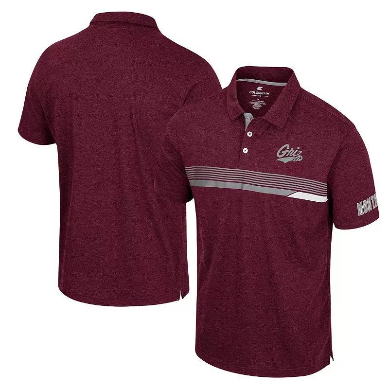 Mens Colosseum Maroon Montana Grizzlies No Problemo Polo Shirt Product Image