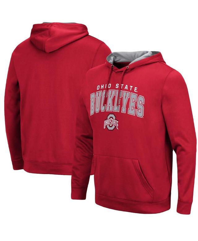 Mens Colosseum Maroon Mississippi State Bulldogs ResistancePullover Hoodie Product Image