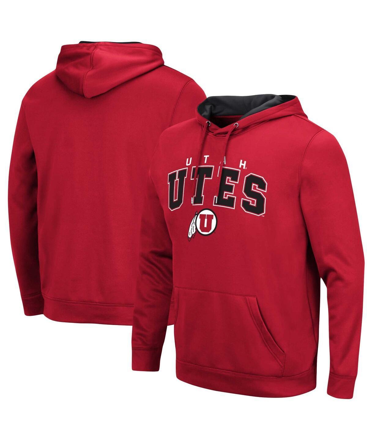 Colosseum Mens Utah Utes ResistancePullover Hoodie Product Image