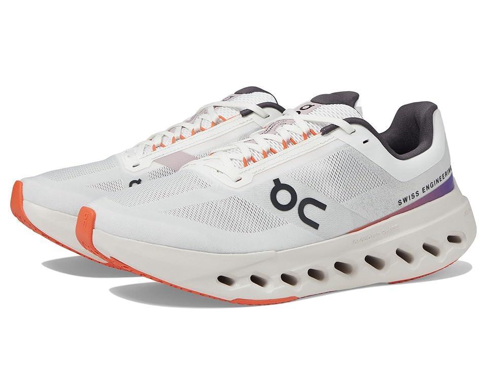 On Men's Cloudsurfer Next (White/Flame) Men's Running Shoes Product Image