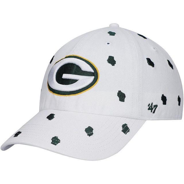 Womens 47 Green Bay Packers Confetti Clean Up Adjustable Hat Product Image