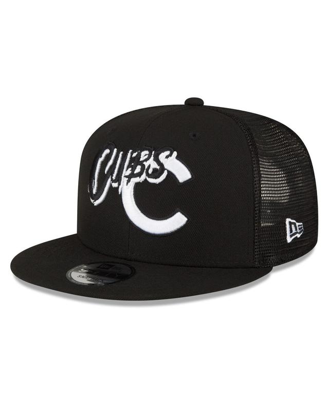 Mens New Era Chicago Cubs Street Trucker 9FIFTY Snapback Hat Product Image