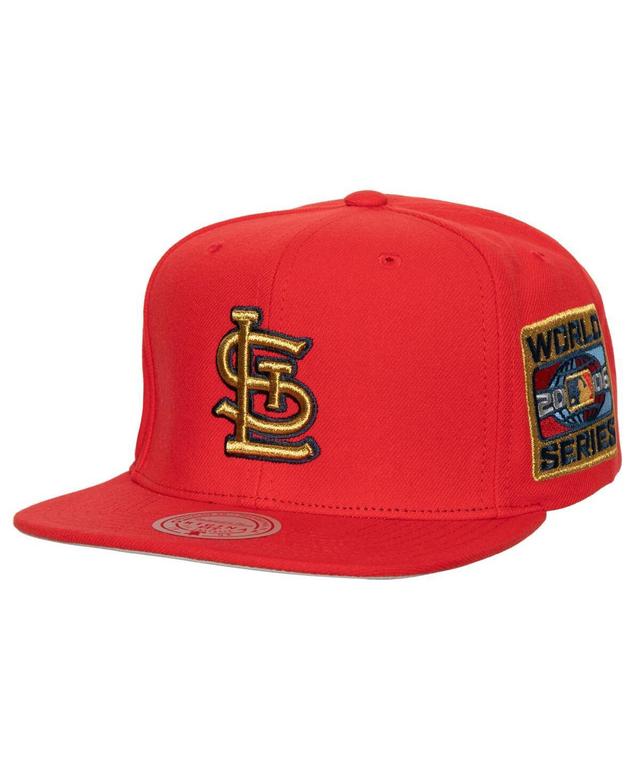 Mens Mitchell & Ness Red St. Louis Cardinals Champd Up Snapback Hat Product Image