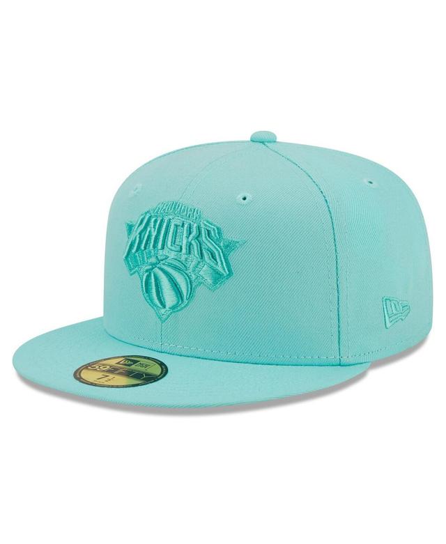 Mens New Era Turquoise New York Knicks Color Pack 59FIFTY Fitted Hat Product Image