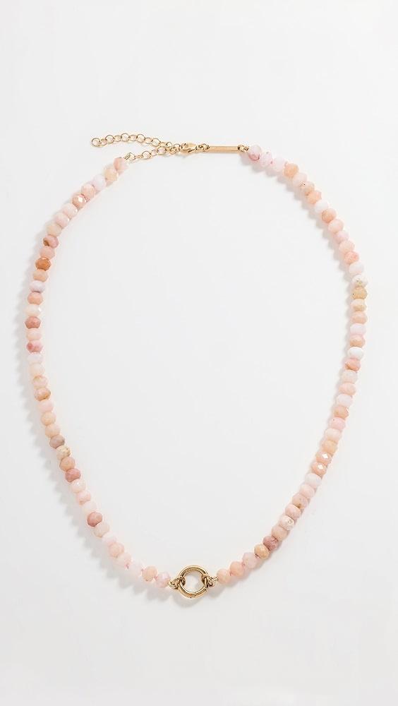 Zoe Chicco 14k Gold Pink Opal Beads Necklace | Shopbop Product Image