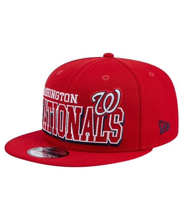 Mens New Era Washington Nationals Game Day Bold 9FIFTY Snapback Hat Product Image