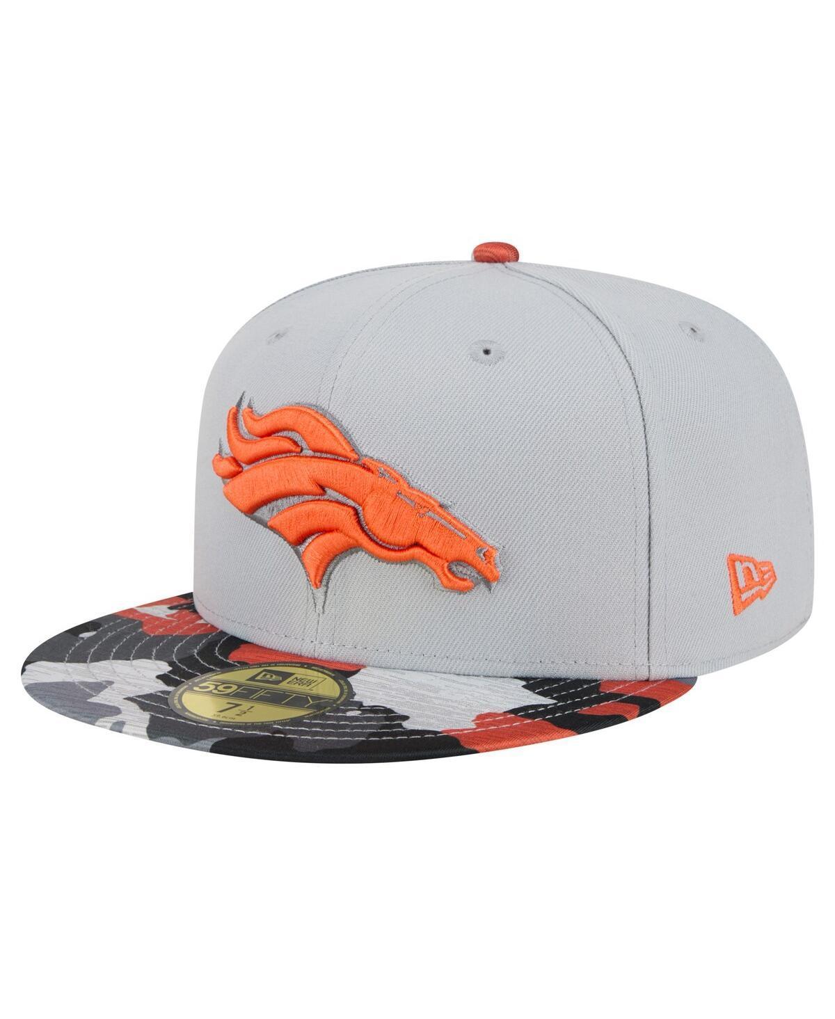 Mens New Era Gray Denver Broncos Active Camo 59FIFTY Fitted Hat Product Image