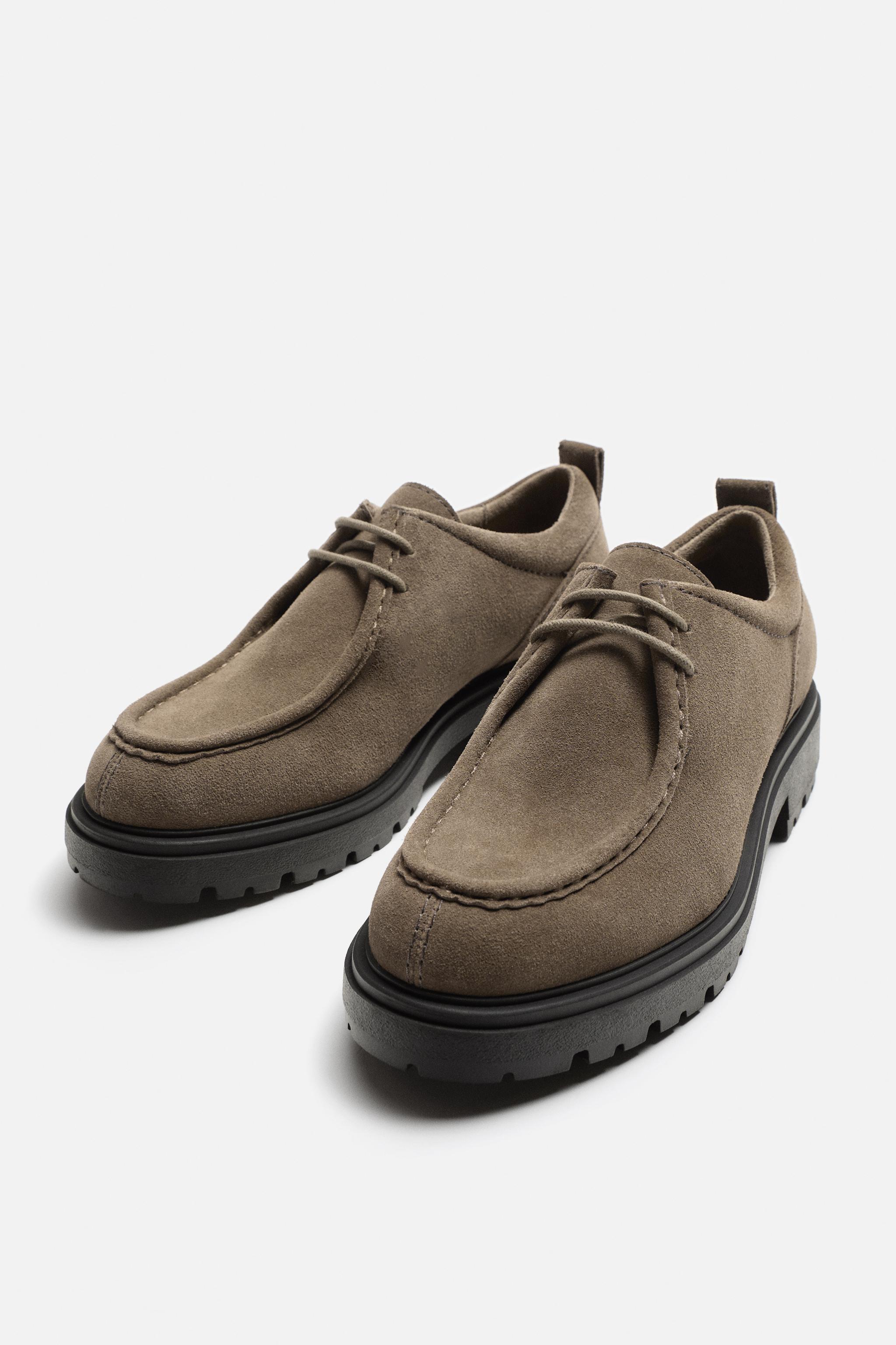 LEATHER OXFORD SHOES Product Image