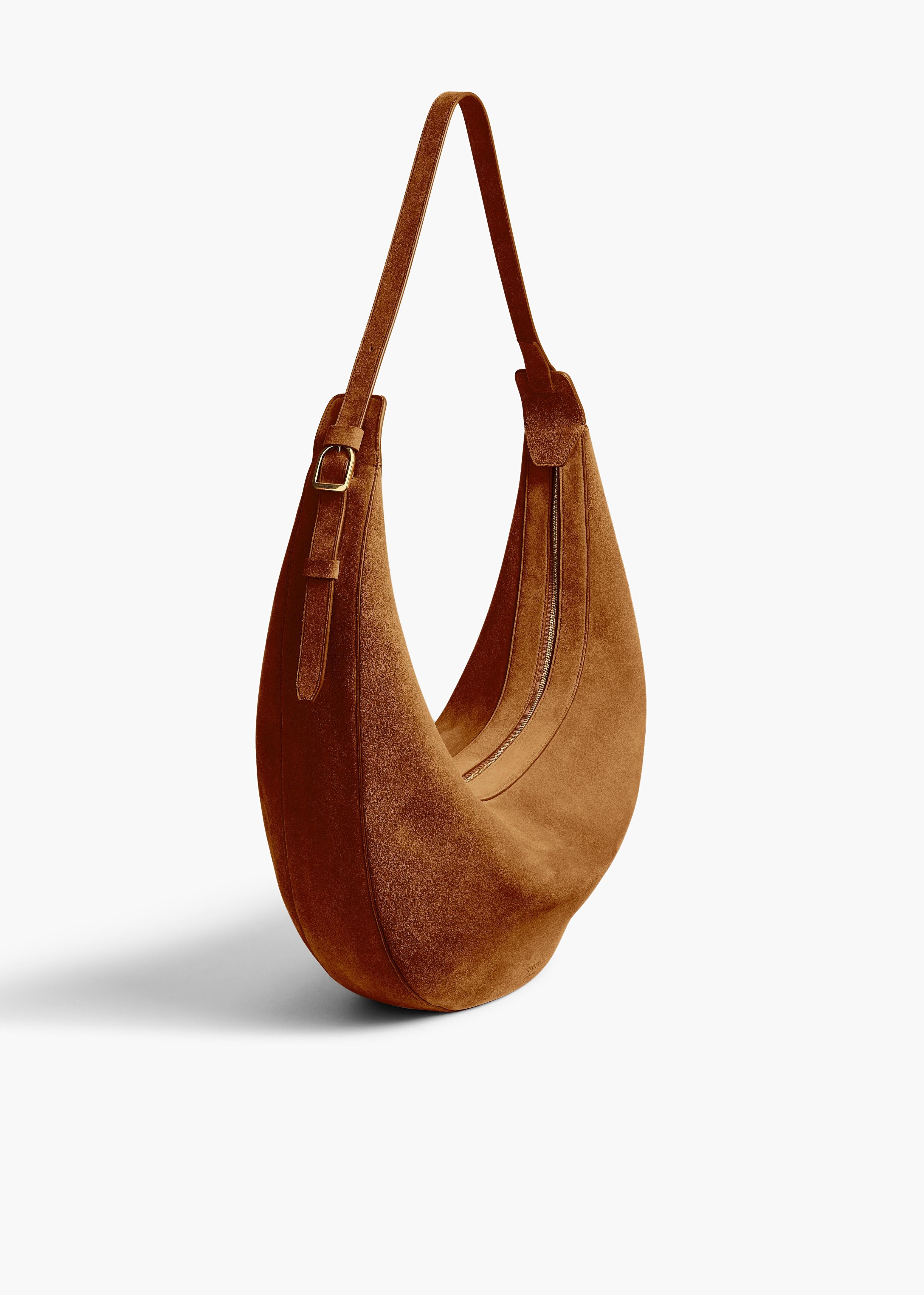 Augustina Hobo in Mud Suede Product Image