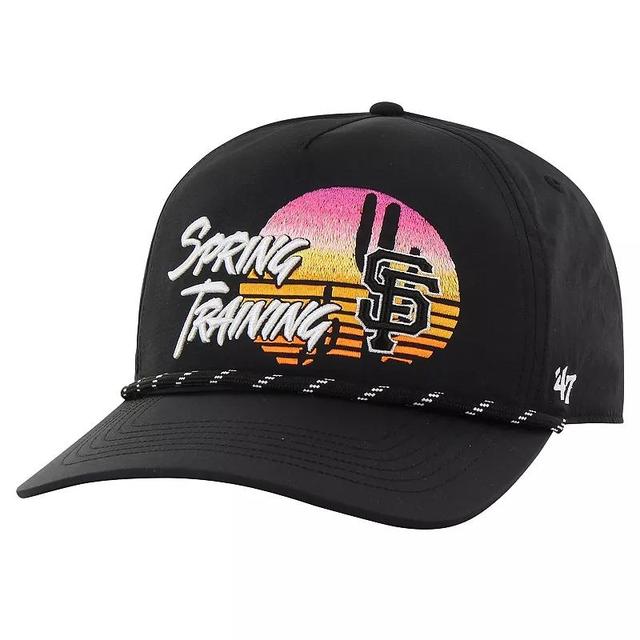 Mens 47 Brand Black San Francisco Giants Spring Training Surfside Adjustable Hat Product Image