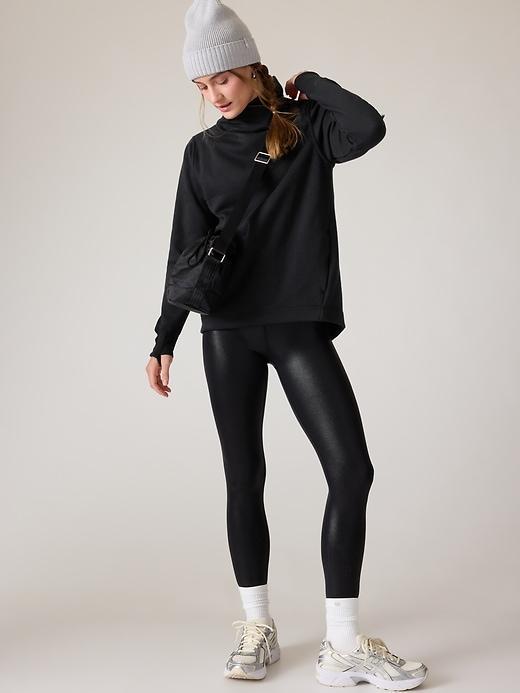 Cozy Karma Twist Neck Sweatshirt Product Image