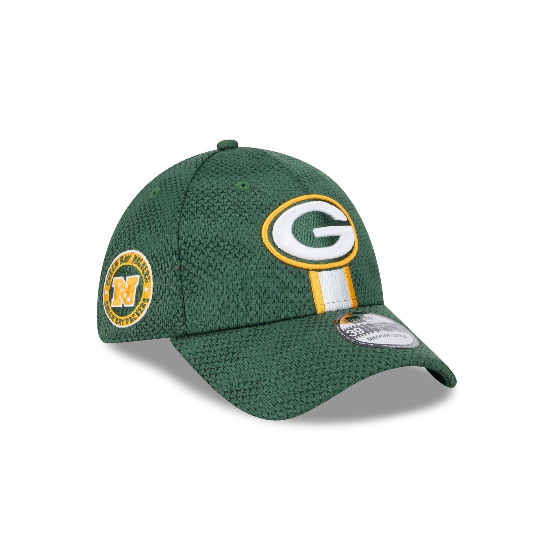 Green Bay Packers 2024 Sideline 39THIRTY Stretch Fit Hat Male Product Image