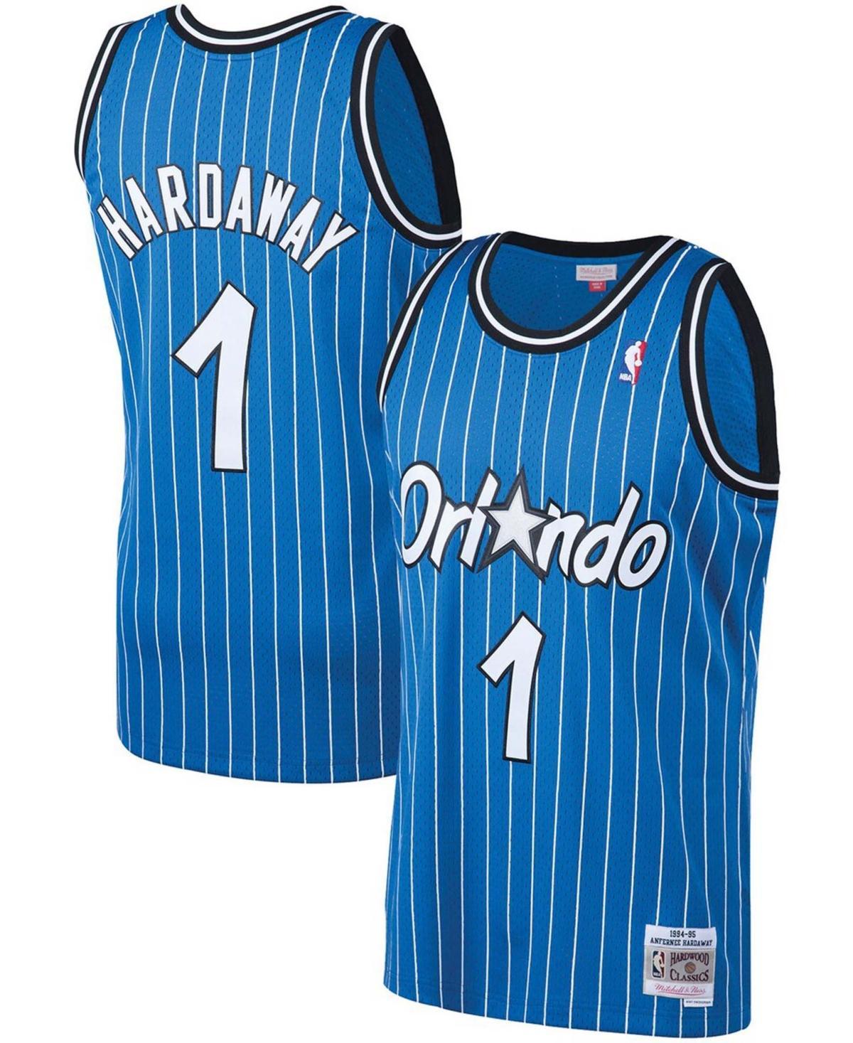 Mens Mitchell & Ness Penny Hardaway Blue Orlando Magic 1994-95 Hardwood Classics Swingman Jersey Product Image