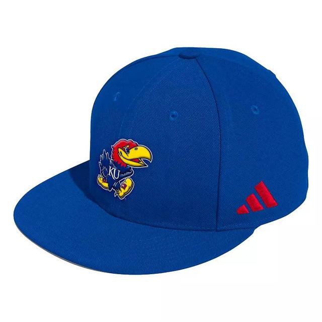 Mens adidas Royal Kansas Jayhawks On-Field Baseball Fitted Hat Product Image