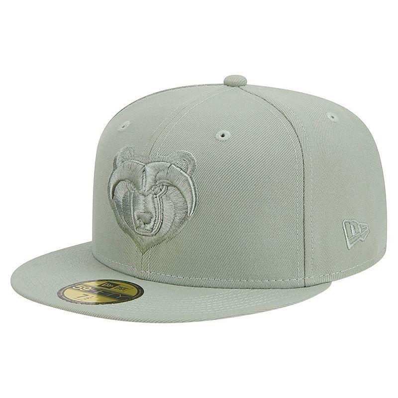 Mens New Era Light Green Memphis Grizzlies Sage Color Pack 59FIFTY Fitted Hat Lt Green Product Image