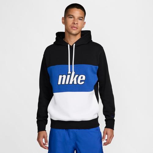 Nike Mens Nike NSW Pullover Hoodie BB CB Block 2.0 - Mens White/Black Product Image